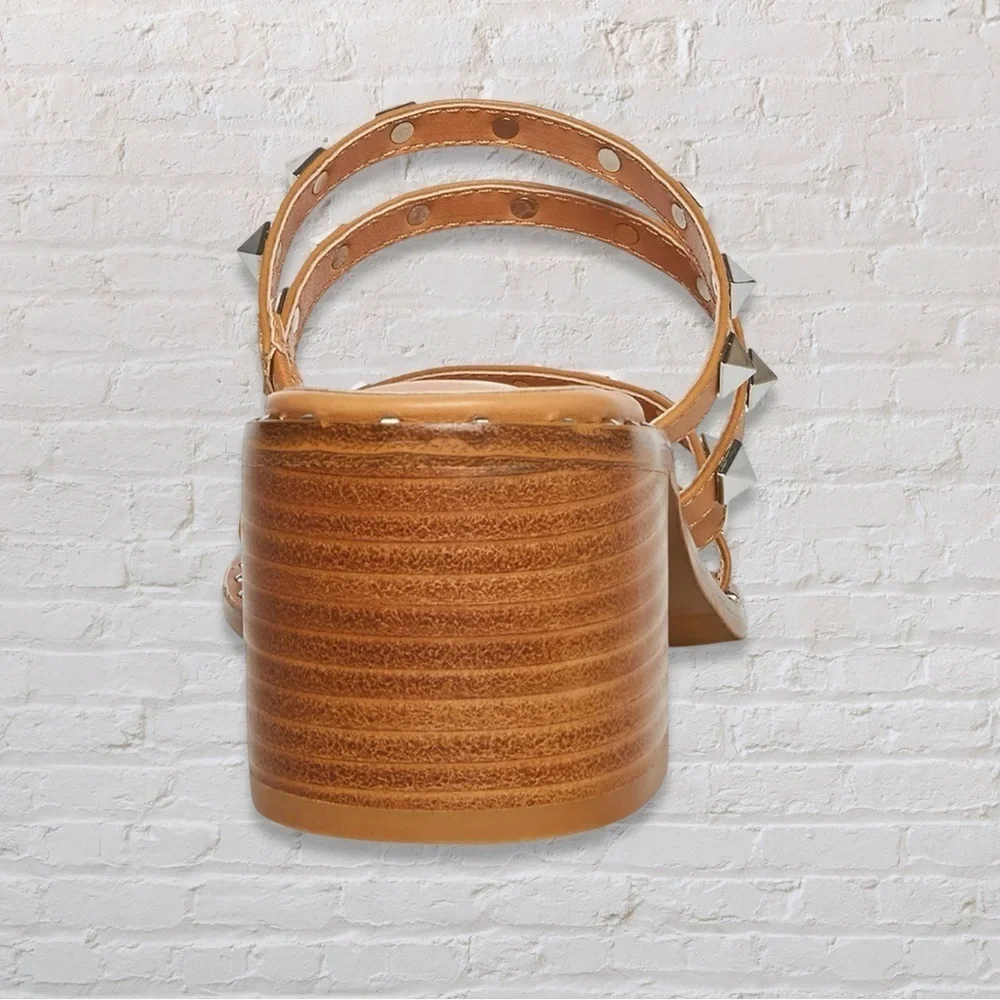 Madden Girl Roam Studded Block Heel City Sandal - Picture 4 of 4